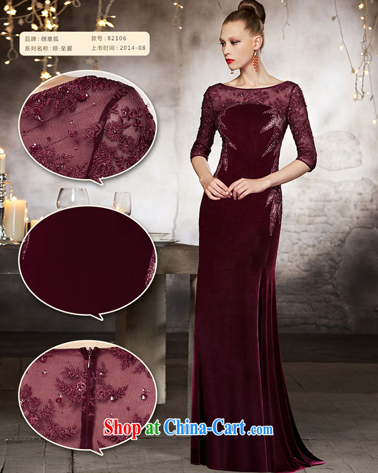 Creative Fox advanced custom dress 2015 New Long fall evening dress red bows service beauty banquet evening dress dress 82,106 pictures color tailored pictures, price, brand platters! Elections are good character, the national distribution, so why buy now enjoy more preferential! Health