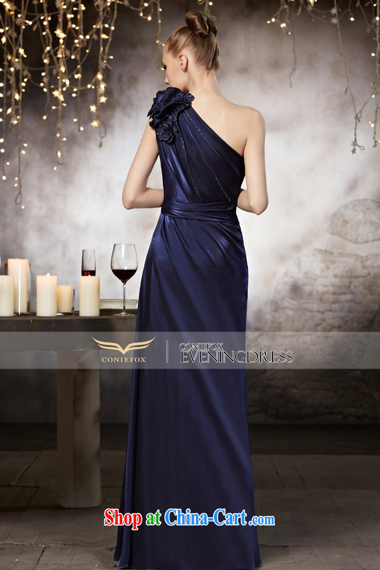 Creative Fox dress advanced custom dress single shoulder blue beauty, long fall dress banquet toast serving the dress long skirt 82,152 picture color tailored pictures, price, brand platters! Elections are good character, the national distribution, so why buy now enjoy more preferential! Health