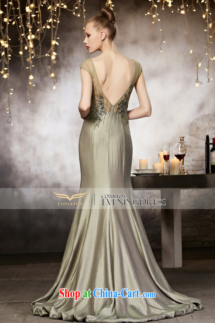 Creative Fox advanced custom wedding dresses long dresses beauty V collar dress banquet toast annual dress the dress show long skirt 82,161 picture color tailored pictures, price, brand platters! Elections are good character, the national distribution, so why buy now enjoy more preferential! Health