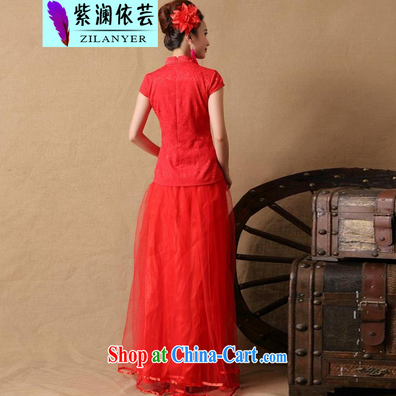 World's first and foremost according to Yun 2015 bridal wedding dresses red bows, dress LF 8604 red XL, first in accordance with World Soon, shopping on the Internet