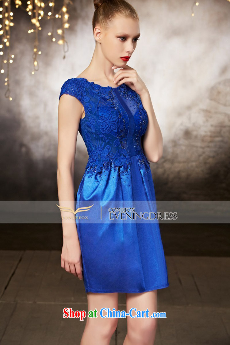 Creative Fox short blue dress beauty small dress the waist bridesmaid dress dress party evening dress uniform toast moderator dress tailored 82,186 picture color tailored pictures, price, brand platters! Elections are good character, the national distribution, so why buy now enjoy more preferential! Health