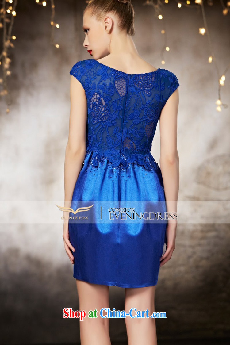 Creative Fox short blue dress beauty small dress the waist bridesmaid dress dress party evening dress uniform toast moderator dress tailored 82,186 picture color tailored pictures, price, brand platters! Elections are good character, the national distribution, so why buy now enjoy more preferential! Health