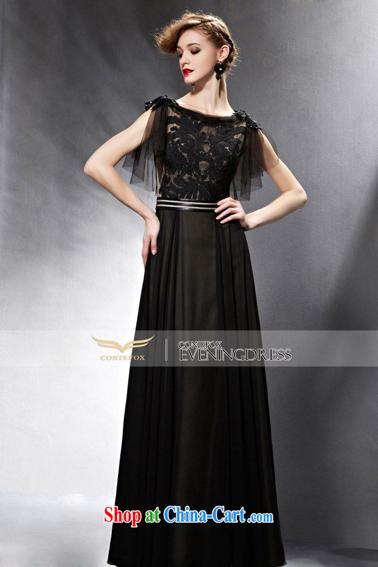 Creative Fox Evening Dress 2015 New Beauty long fall dress banquet evening dress dress black toast serving Toastmaster of the 30,590 dresses picture color XL pictures, price, brand platters! Elections are good character, the national distribution, so why buy now enjoy more preferential! Health