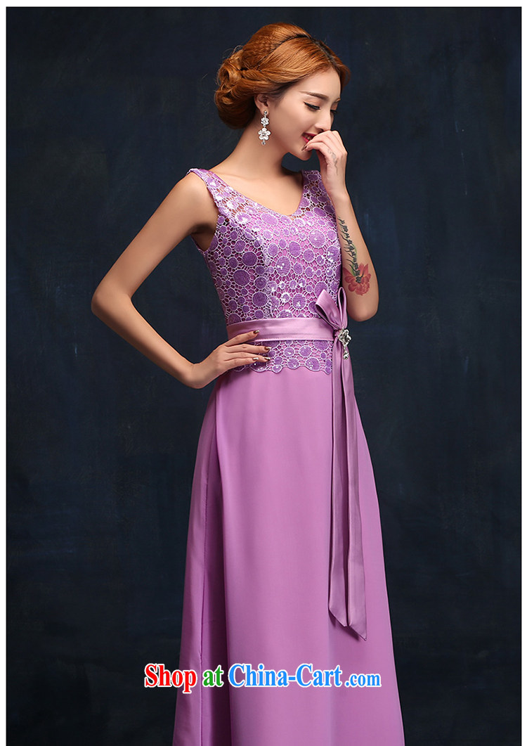 bridesmaid dress long 2015 new Korean version zip purple bridesmaid bride's toast serving evening dress tailored Advisory Service pictures, price, brand platters! Elections are good character, the national distribution, so why buy now enjoy more preferential! Health