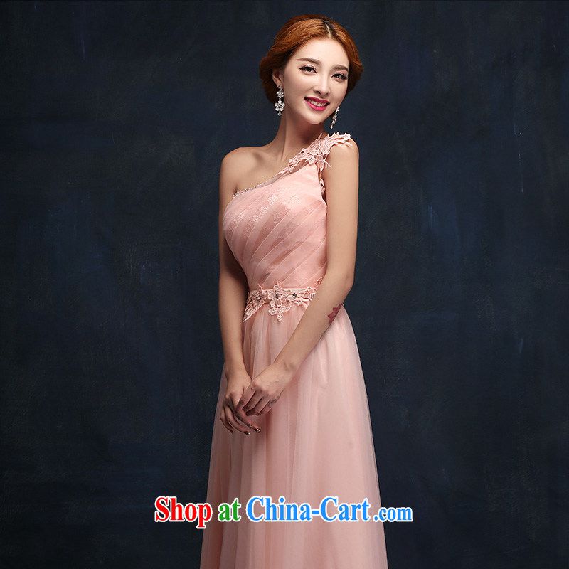 According to Lin Windsor wedding dresses 2015 new pink long betrothal dress uniform toast Bridal Fashion moderator dress S, according to Lin, Elizabeth, and shopping on the Internet