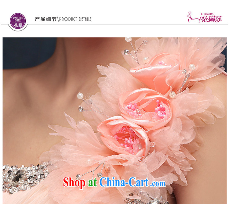 According to Lin Sa 2015 new bridal beauty service toast long evening dress stylish wedding the shoulder the flower dress XL pictures, price, brand platters! Elections are good character, the national distribution, so why buy now enjoy more preferential! Health