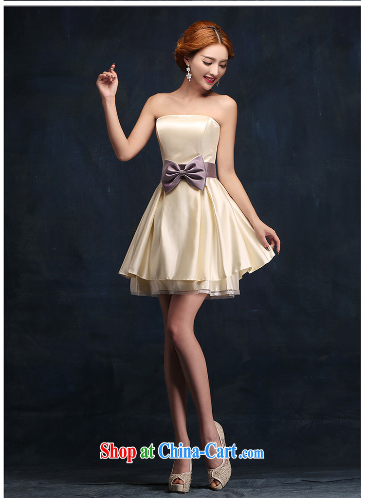 2015 new bridesmaid dress short bridal toast clothing wedding dresses small champagne butterfly Princess dress XL pictures, price, brand platters! Elections are good character, the national distribution, so why buy now enjoy more preferential! Health