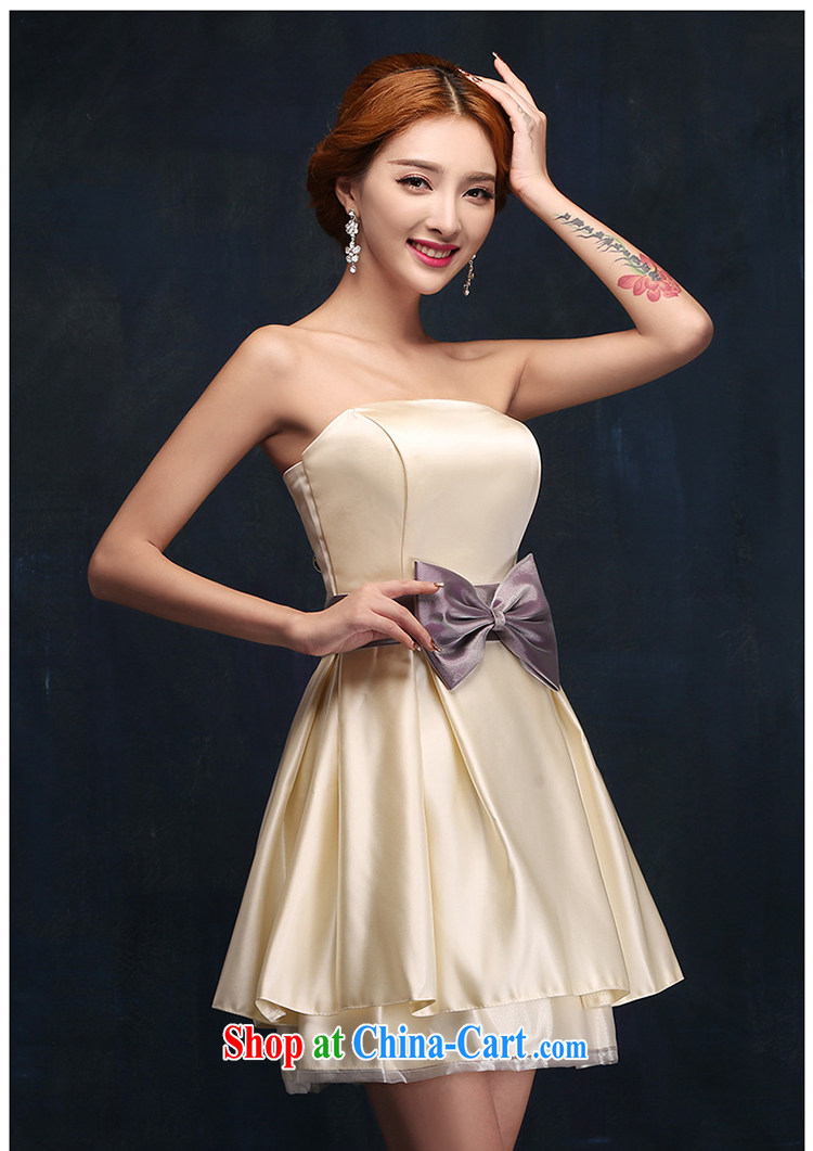 2015 new bridesmaid dress short bridal toast clothing wedding dresses small champagne butterfly Princess dress XL pictures, price, brand platters! Elections are good character, the national distribution, so why buy now enjoy more preferential! Health