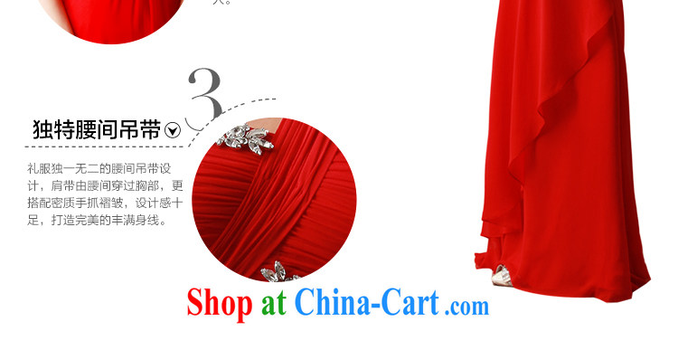 With the 2015 New Red silk confetti red sweet single shoulder long bridesmaid toast dinner dress red XL pictures, price, brand platters! Elections are good character, the national distribution, so why buy now enjoy more preferential! Health
