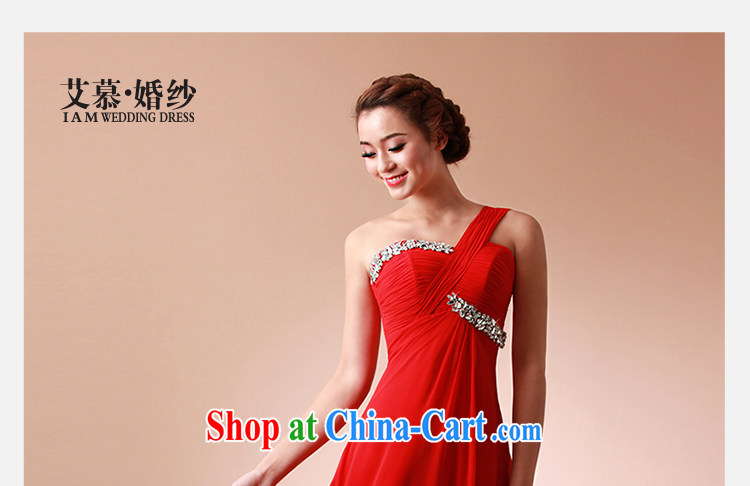 With the 2015 New Red silk confetti red sweet single shoulder long bridesmaid toast dinner dress red XL pictures, price, brand platters! Elections are good character, the national distribution, so why buy now enjoy more preferential! Health