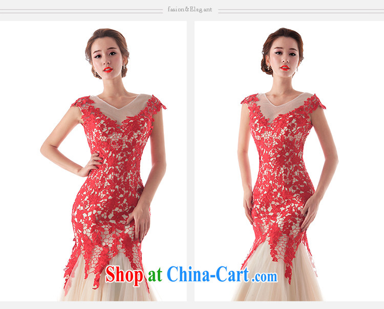 Aids in 2015, the chestnut, red lace crowsfoot shoulders bare color toast service drop off service wedding ceremony red L pictures, price, brand platters! Elections are good character, the national distribution, so why buy now enjoy more preferential! Health