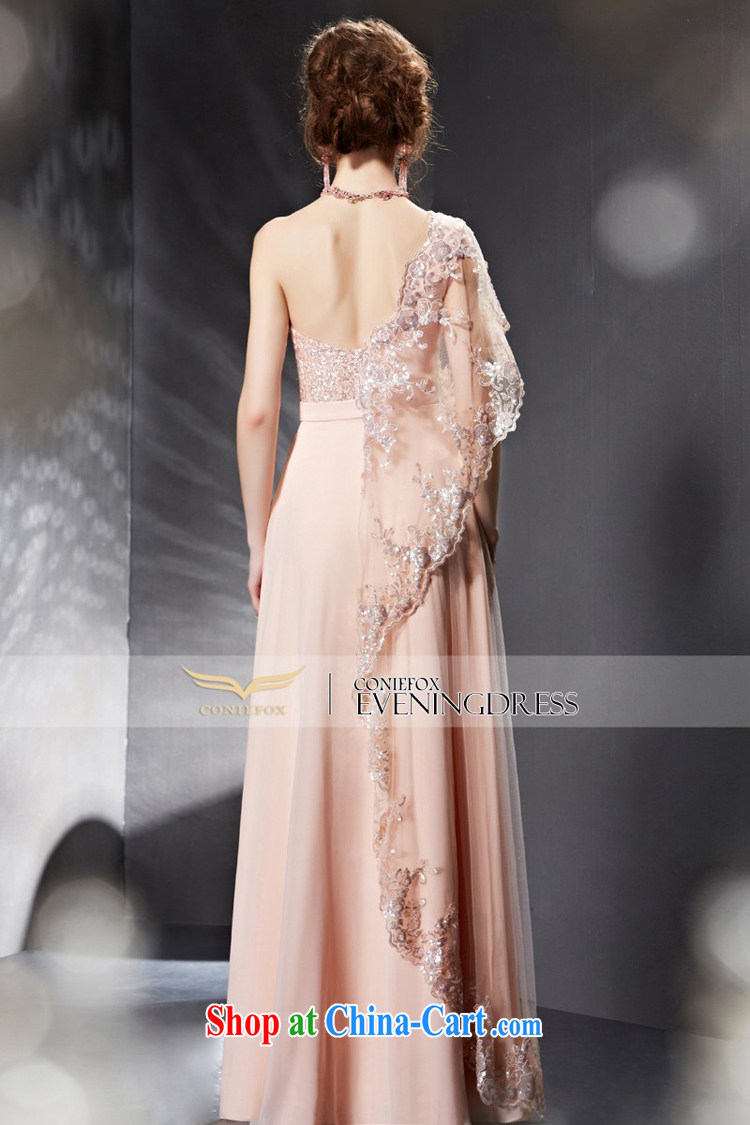 Creative Fox Evening Dress 2015 new pink long bridal gown single shoulder bridesmaid evening dress dress show 30,668 dresses picture color L pictures, price, brand platters! Elections are good character, the national distribution, so why buy now enjoy more preferential! Health
