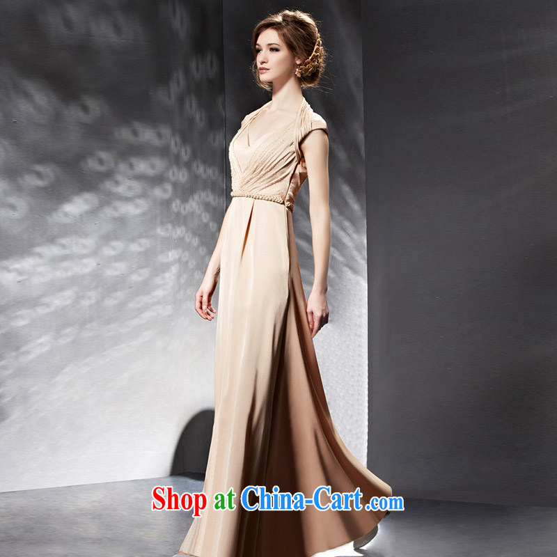 Creative Fox Evening Dress 2015 new banquet dress long terrace fall back to cultivating bridesmaid dress women evening dress will preside over 30,683 dresses picture color XXL, creative Fox (coniefox), online shopping