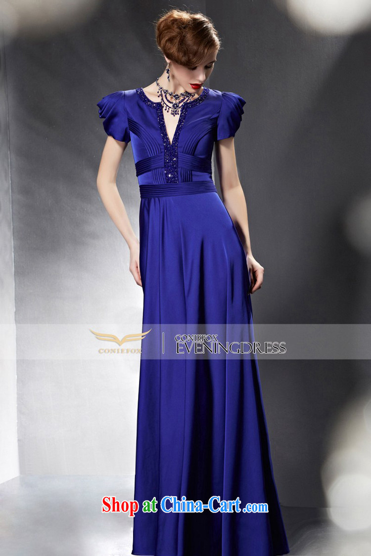Creative Fox Evening Dress 2015 new banquet long beauty dress elegant blue dress women chaired annual toast dress serving 30,690 picture color S pictures, price, brand platters! Elections are good character, the national distribution, so why buy now enjoy more preferential! Health