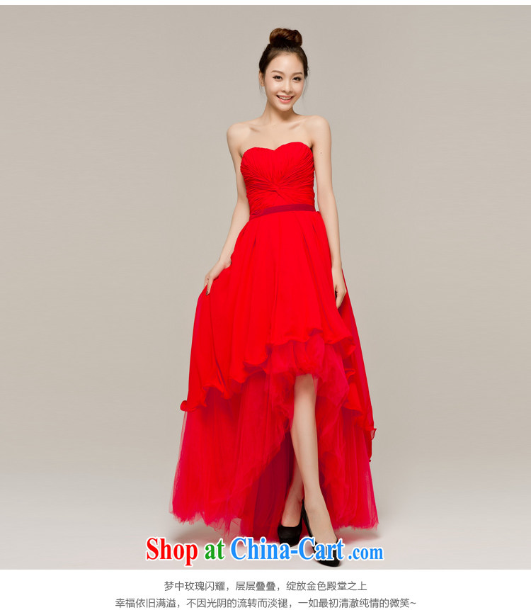 Paul love Ms Audrey EU Yuet-mee, RobinIvy) toast service 2015 new front short long marriages, long evening dress L 12,103 red XL pictures, price, brand platters! Elections are good character, the national distribution, so why buy now enjoy more preferential! Health