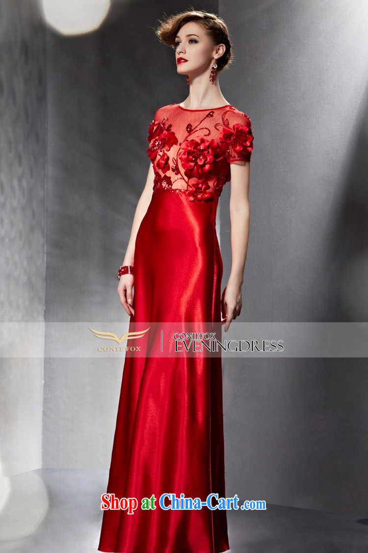 Creative Fox Evening Dress 2015 New Red bridal wedding dress long graphics thin fall dress banquet toast clothing women dress skirt 82,062 picture color XXL pictures, price, brand platters! Elections are good character, the national distribution, so why buy now enjoy more preferential! Health