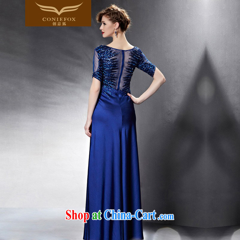 Creative Fox Evening Dress 2015 new toast clothing dress the annual dress long gown beauty car show dress model dress 82,068 picture color XXL, creative Fox (coniefox), shopping on the Internet