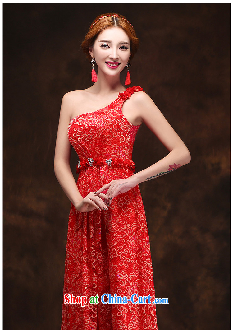 Click shoulder crowsfoot lace Evening Dress new marriages served toast long crowsfoot cultivating Toastmaster of the evening dresses tailored consulting service pictures, price, brand platters! Elections are good character, the national distribution, so why buy now enjoy more preferential! Health