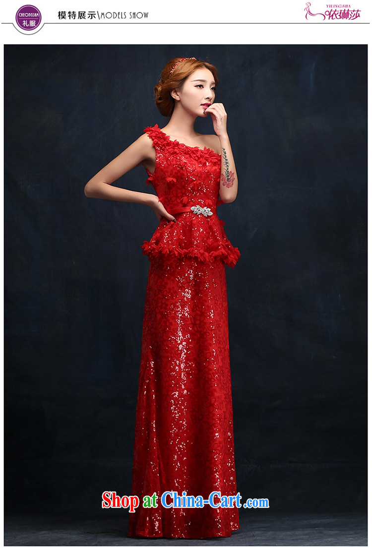 Toasting Service Bridal Fashion 2015 new wedding dresses red lace wedding dress long autumn and winter female XL pictures, price, brand platters! Elections are good character, the national distribution, so why buy now enjoy more preferential! Health