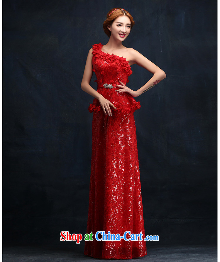 Toasting Service Bridal Fashion 2015 new wedding dresses red lace wedding dress long autumn and winter female XL pictures, price, brand platters! Elections are good character, the national distribution, so why buy now enjoy more preferential! Health