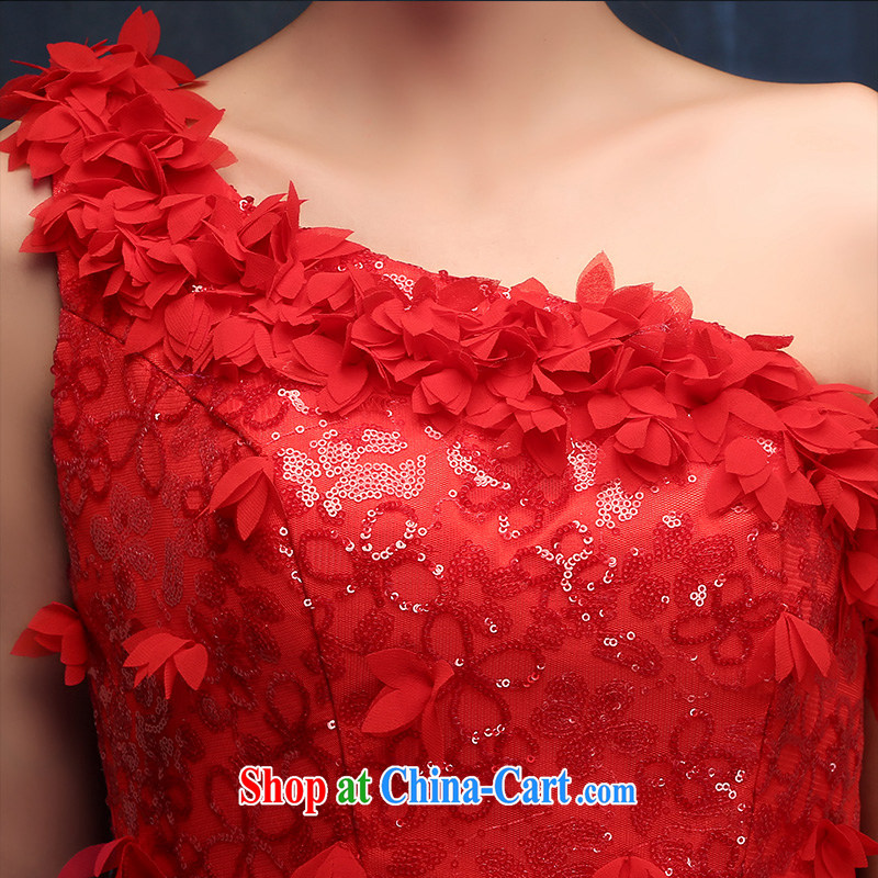 Toasting Service Bridal Fashion 2015 new wedding dresses red lace wedding dress long autumn and winter female XL, according to Lin, Elizabeth, and shopping on the Internet