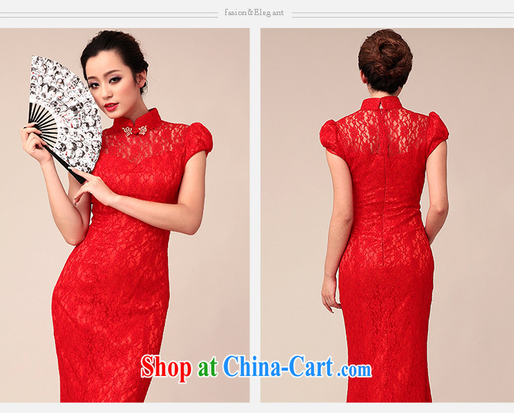 With the 2015 new Wun Sha Chinese red cheongsam dress lace long crowsfoot bride annual ceremony toast red L pictures, price, brand platters! Elections are good character, the national distribution, so why buy now enjoy more preferential! Health