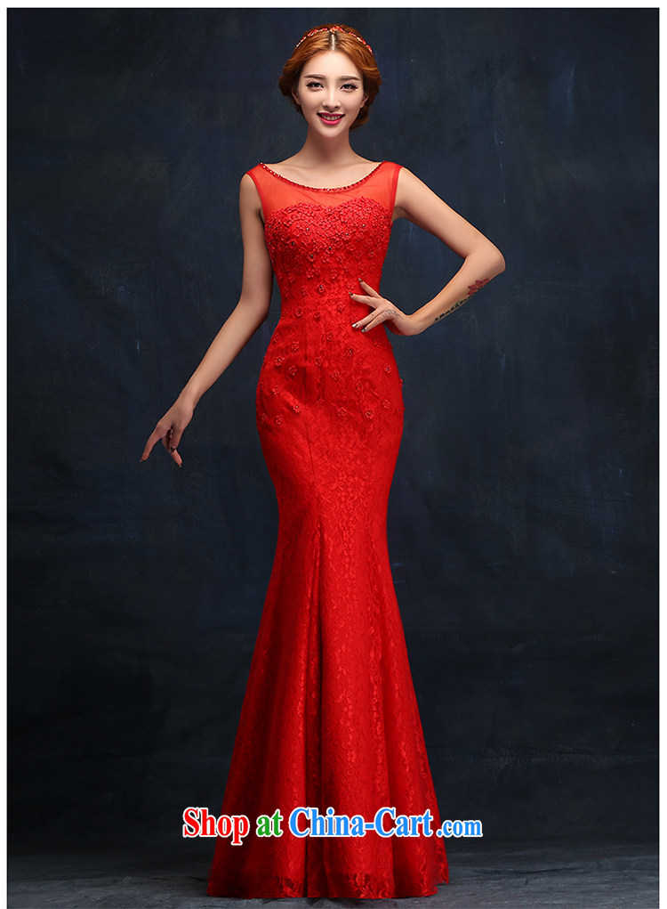 2015 new wedding dresses package and crowsfoot bridal dresses, long a Field shoulder bows serving red lace dress XL pictures, price, brand platters! Elections are good character, the national distribution, so why buy now enjoy more preferential! Health