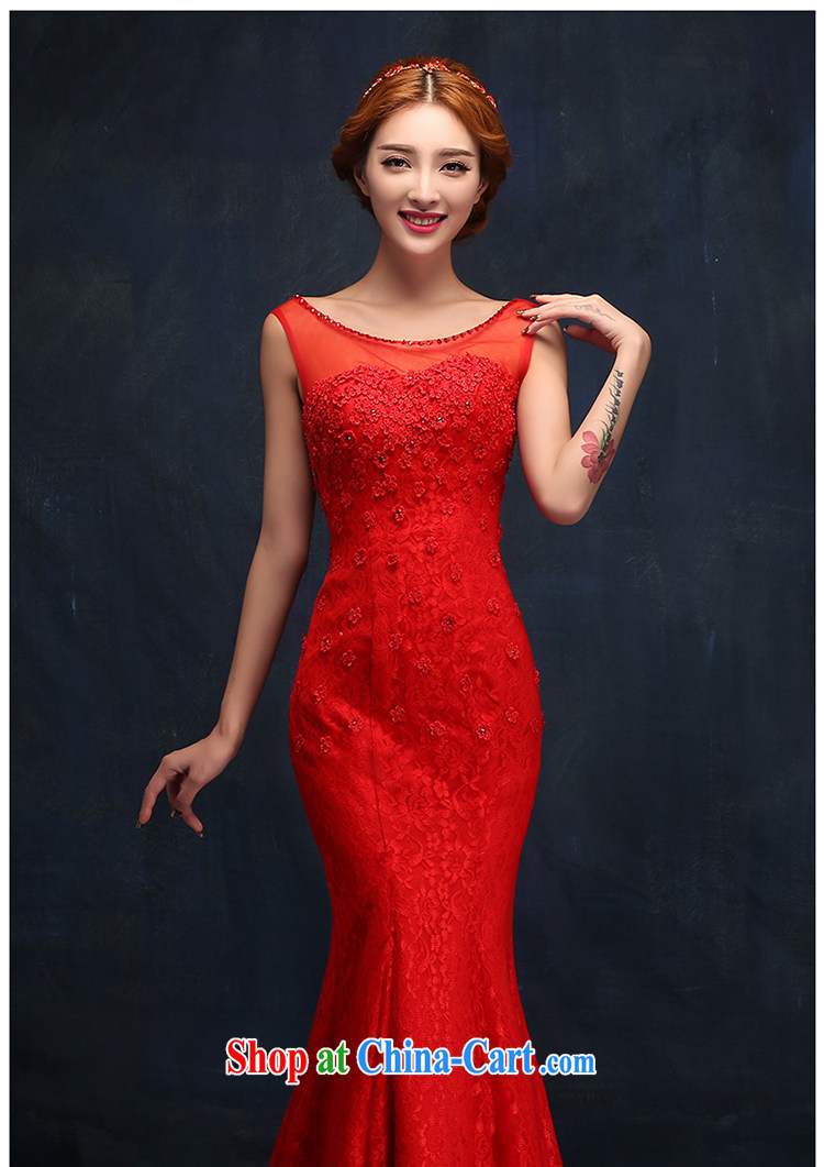 2015 new wedding dresses package and crowsfoot bridal dresses, long a Field shoulder bows serving red lace dress XL pictures, price, brand platters! Elections are good character, the national distribution, so why buy now enjoy more preferential! Health