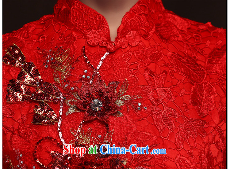 According to Lin Elizabeth toast winter clothes Bridal Fashion 2015 new, red wedding dresses fall long-sleeved Chinese Dress long cultivating XL pictures, price, brand platters! Elections are good character, the national distribution, so why buy now enjoy more preferential! Health