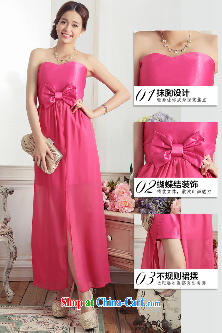 Light (at the end QIAN MO) name Yuan aura erase chest bowtie softness tail dress long, small dress dresses 3378 meters, color, pictures, price, brand platters! Elections are good character, the national distribution, so why buy now enjoy more preferential! Health