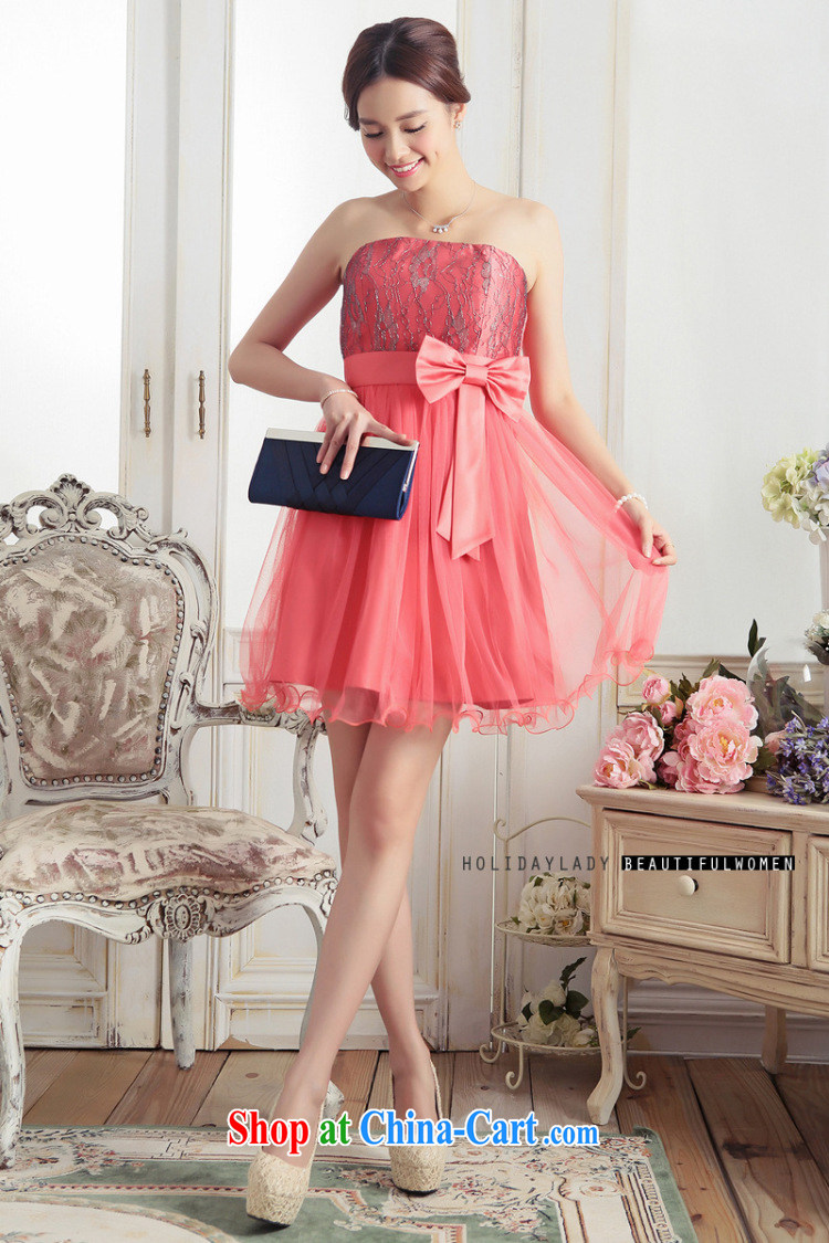 Light (at the end QIAN MO) sweet lady Mary Magdalene chest lace activities bowtie shaggy small dress dress dress dress 3372 orange-red are code pictures, price, brand platters! Elections are good character, the national distribution, so why buy now enjoy more preferential! Health