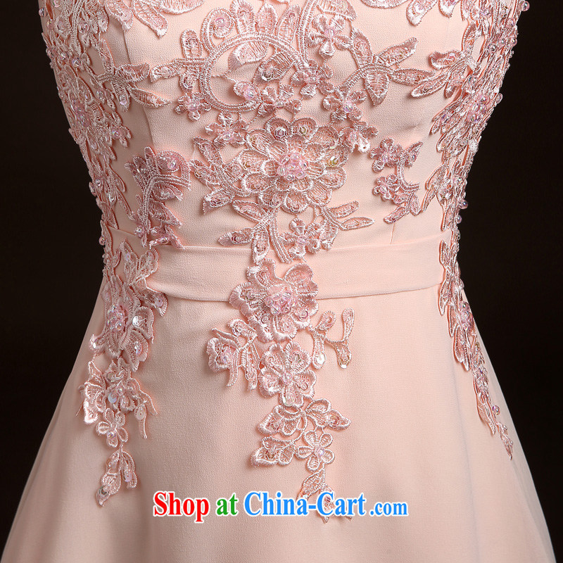 Ting Beverly bridesmaid dress 2015 new spring short marriages stylish bows dress sister dress evening dress beauty wedding dresses pink S Ting, Beverly (tingbeier), online shopping