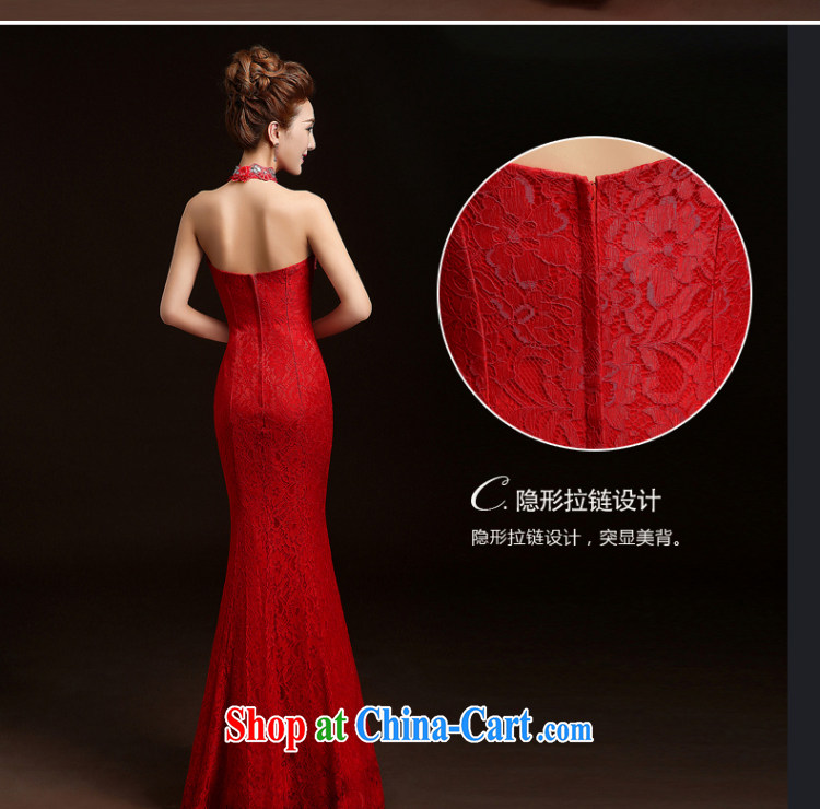 Ting Beverly toast clothing fashion 2015 New Spring Summer bridal wedding dress Chinese long cheongsam red evening dress beauty autumn and winter red L pictures, price, brand platters! Elections are good character, the national distribution, so why buy now enjoy more preferential! Health