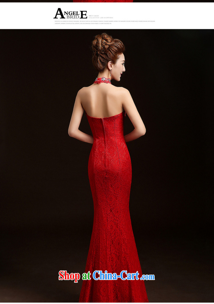 Ting Beverly toast clothing fashion 2015 New Spring Summer bridal wedding dress Chinese long cheongsam red evening dress beauty autumn and winter red L pictures, price, brand platters! Elections are good character, the national distribution, so why buy now enjoy more preferential! Health