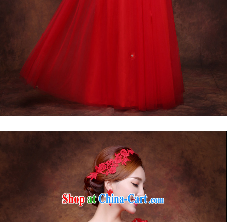 Sophie HIV than toasting Service Bridal Fashion 2015 new summer lace beauty wedding dresses bridesmaid clothing red long dress uniform toasting red XXL pictures, price, brand platters! Elections are good character, the national distribution, so why buy now enjoy more preferential! Health