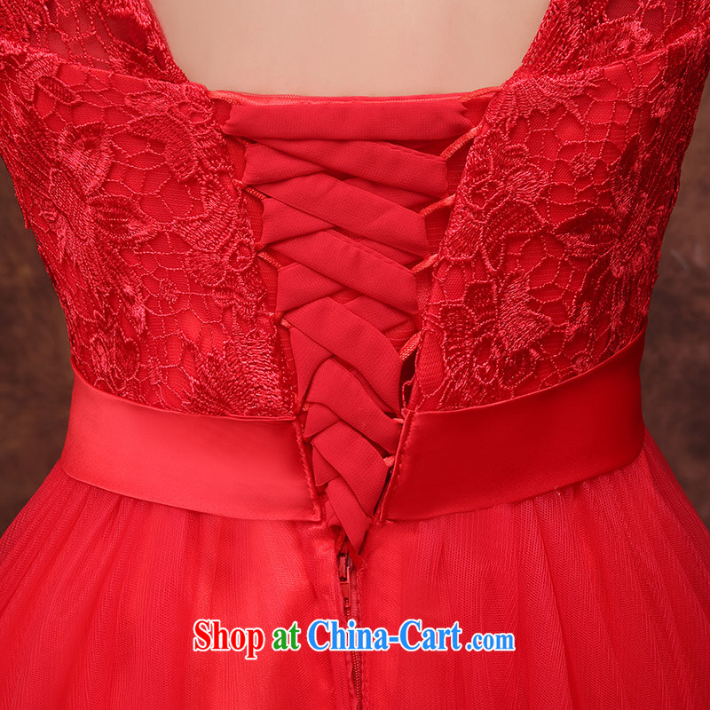 Sophie HIV than toasting Service Bridal Fashion 2015 new summer lace beauty wedding dresses bridesmaid clothing red long dress uniform toasting red XXL, Sophie than AIDS (SOFIE ABBY), online shopping