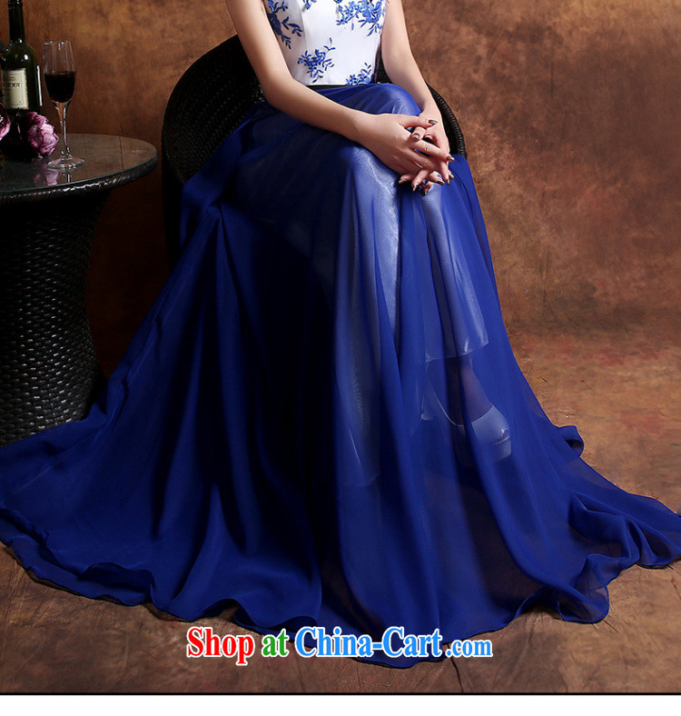 Donald Rumsfeld, the more than 2015 new summer wedding bridal gown blue long dress uniform toast show banquet dance graduation dress blue XXL pictures, price, brand platters! Elections are good character, the national distribution, so why buy now enjoy more preferential! Health