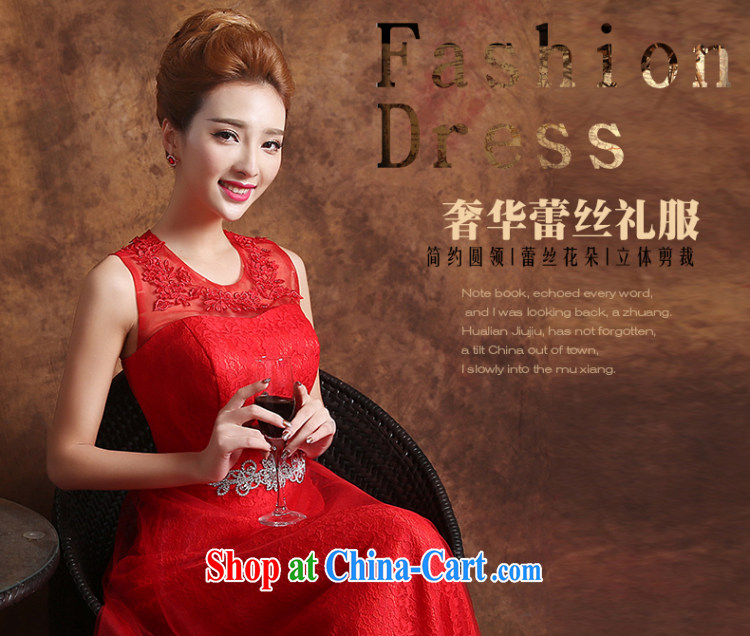 Sophie HIV than toasting service bridal gown style 2015 new summer Korean Red double-shoulder lace bows serving long marriage dress female Red XXL pictures, price, brand platters! Elections are good character, the national distribution, so why buy now enjoy more preferential! Health