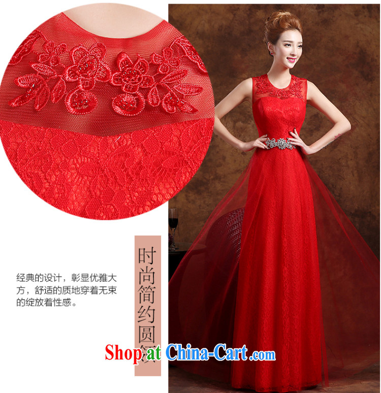 Sophie HIV than toasting service bridal gown style 2015 new summer Korean Red double-shoulder lace bows serving long marriage dress female Red XXL pictures, price, brand platters! Elections are good character, the national distribution, so why buy now enjoy more preferential! Health
