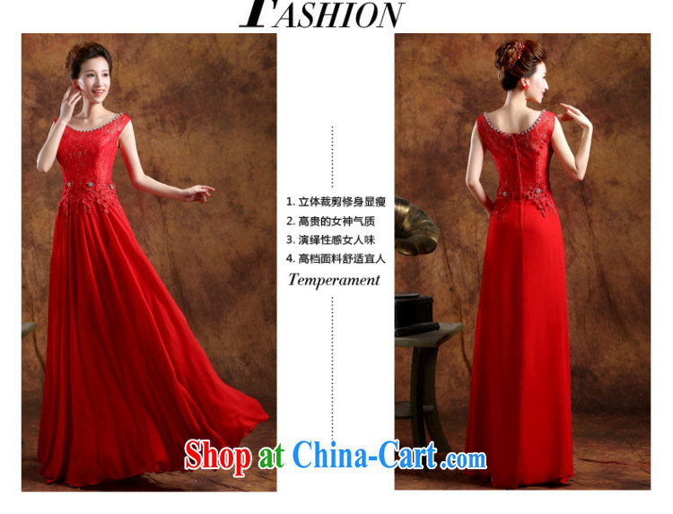 The Vanessa bridal toast clothing summer 2015 new Korean wedding dresses marriage shoulders lace long banquet dress red zipper dresses beauty female Red XXL (three-dimensional crop cultivation video thin) pictures, price, brand platters! Elections are good character, the national distribution, so why buy now enjoy more preferential! Health