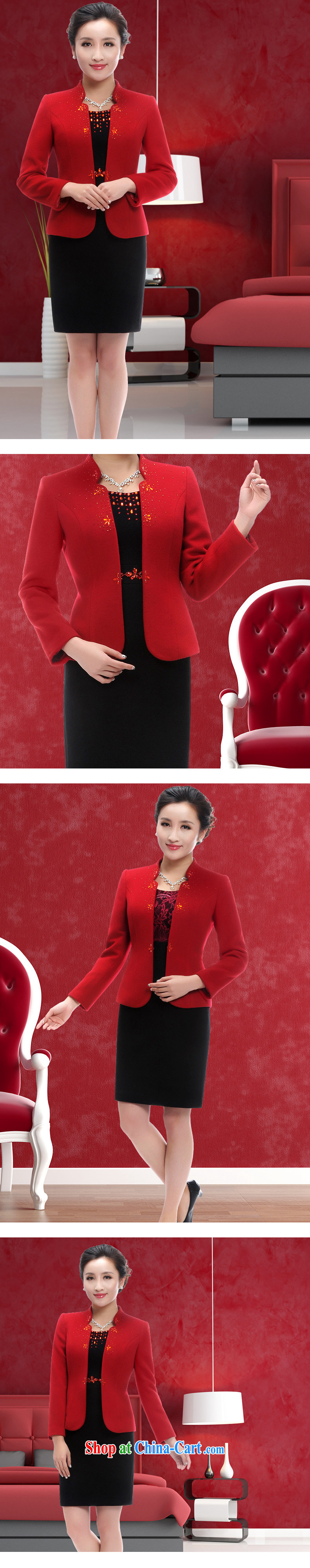 Where the 2014 autumn and winter wedding wedding wedding mother wedding dress Kit thick wool dresses 1353 B edition wine red 1353 - 10 pictures, price, brand platters! Elections are good character, the national distribution, so why buy now enjoy more preferential! Health