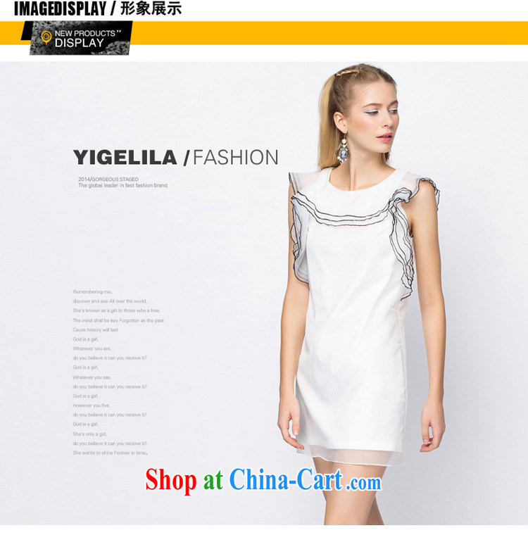 Yi Ge lire name Yuan sweet cascade flouncing shoulder cultivating graphics thin dresses banquet small dress dress white 6695 L pictures, price, brand platters! Elections are good character, the national distribution, so why buy now enjoy more preferential! Health