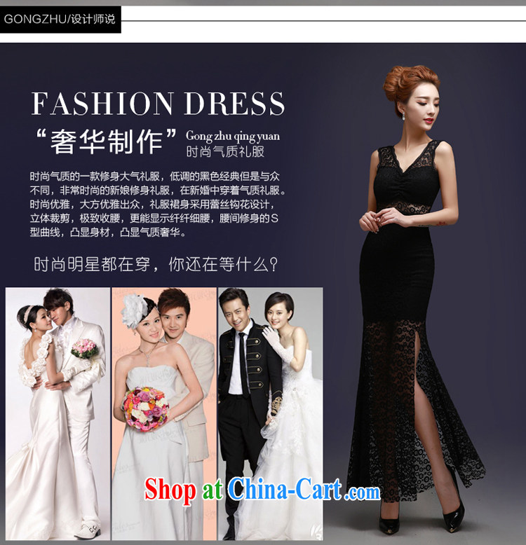 7 color 7 tone Korean version 2015 New Long moderator clothing company s annual edition banquet meeting Ms. dress L 022 black S pictures, price, brand platters! Elections are good character, the national distribution, so why buy now enjoy more preferential! Health