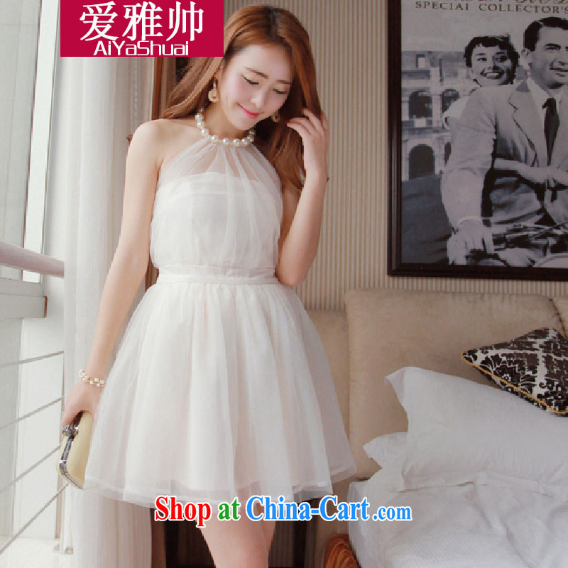 Love, Jacob Shuai 2014 new night Pearl is also sexy exposed back Princess shaggy Web yarn small dress dresses white, code, love, cool (aiyashuai), online shopping