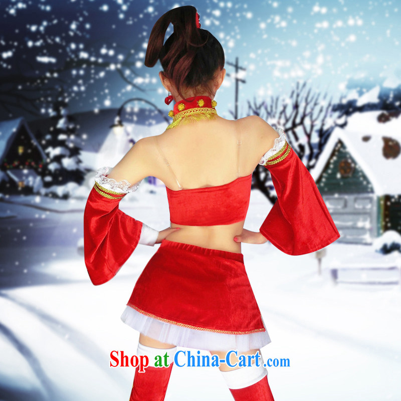 Dance ballet in accordance with New Year's Day to the stage with night bar DS costumes night female singer dancer clothing red, code, dance to hip hop, shopping on the Internet