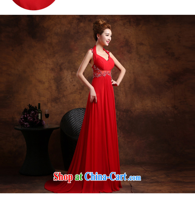 Summer 2015 new stylish wedding dresses bridal wedding toast clothing dress red tail is also very stylish graduation service red L pictures, price, brand platters! Elections are good character, the national distribution, so why buy now enjoy more preferential! Health