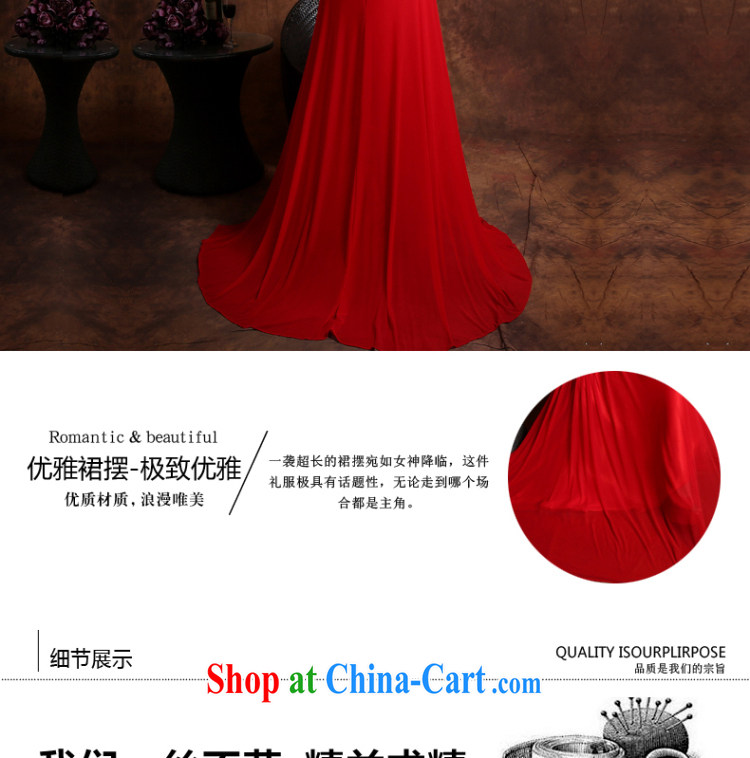 Summer 2015 new stylish wedding dresses bridal wedding toast clothing dress red tail is also very stylish graduation service red L pictures, price, brand platters! Elections are good character, the national distribution, so why buy now enjoy more preferential! Health