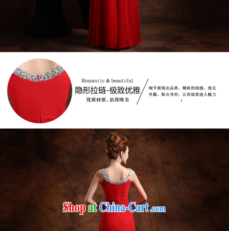 Wei Qi toast Service Bridal wedding dresses 2015 summer New red long marriage bridesmaid serving double-shoulder Evening Dress evening dress dancing girl red XXL pictures, price, brand platters! Elections are good character, the national distribution, so why buy now enjoy more preferential! Health