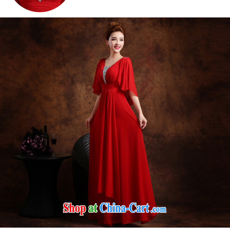 Wei Qi 2015 new summer wedding dresses bridal toast service banquet service long marriage dress female Red XXL pictures, price, brand platters! Elections are good character, the national distribution, so why buy now enjoy more preferential! Health