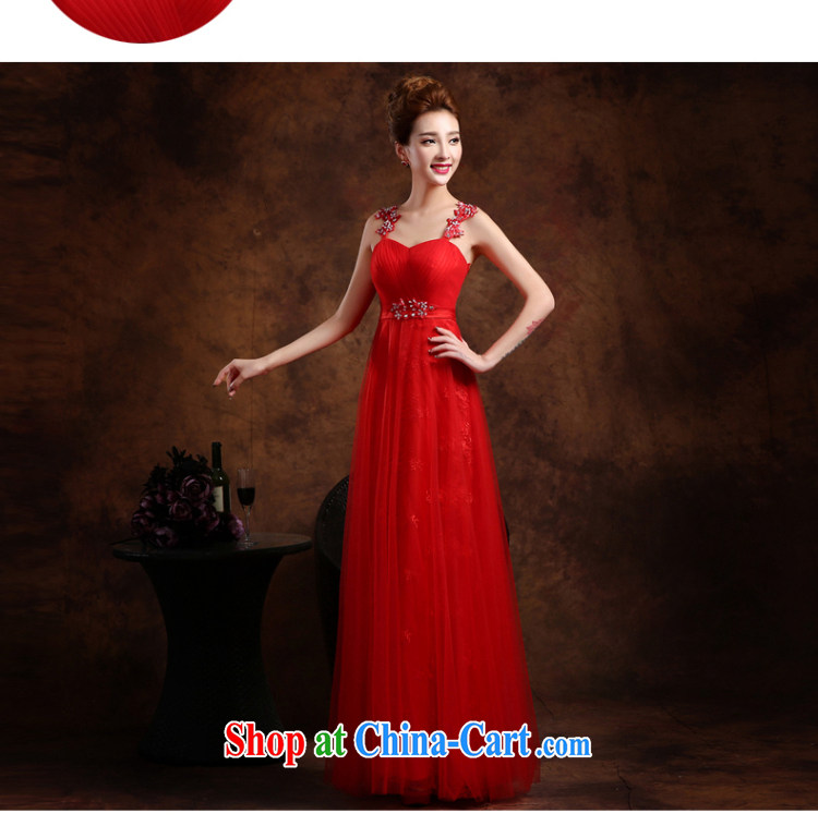 Wei Qi 2015 new summer wedding dress toast Service Bridal lace long dress girls banquet Evening Dress evening dress shoulders the Code Red XXL pictures, price, brand platters! Elections are good character, the national distribution, so why buy now enjoy more preferential! Health